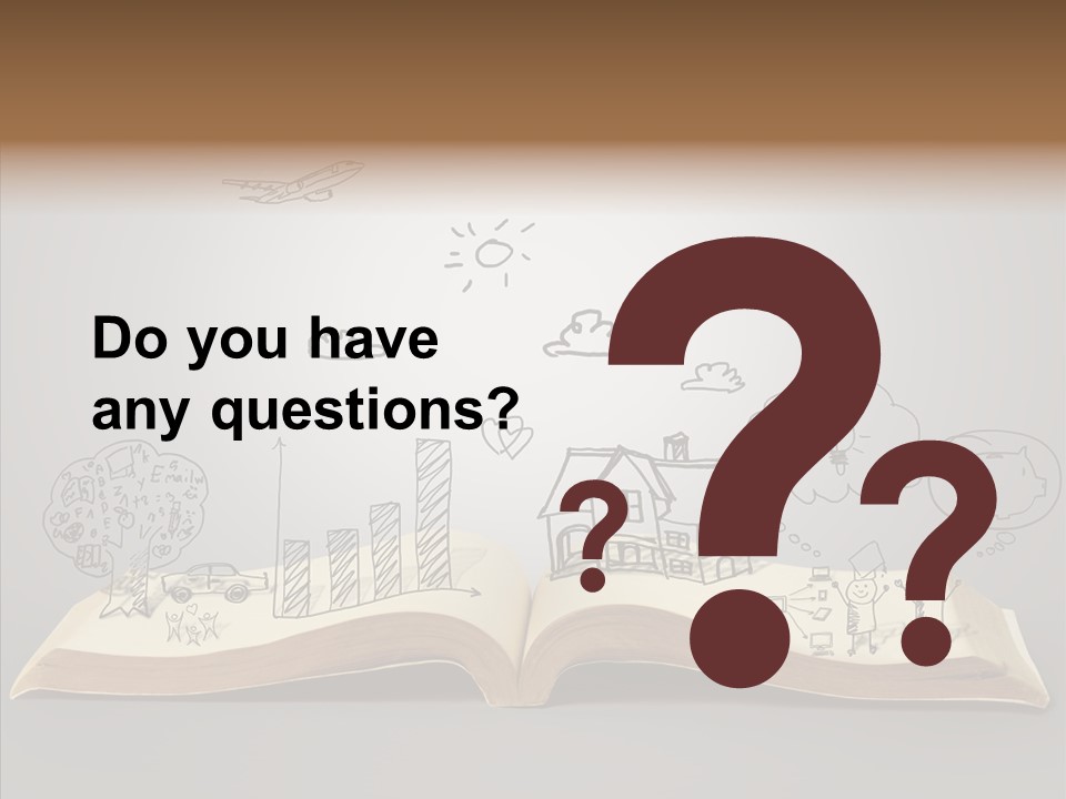 Reading Textbook Magic PowerPoint Template