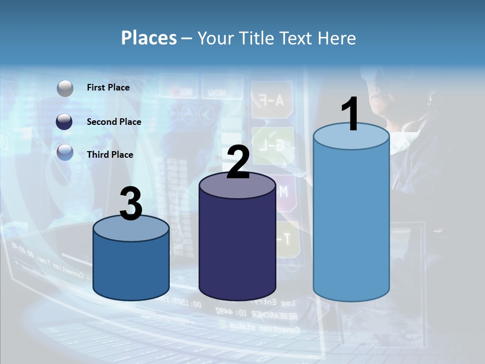 Man Health Screens PowerPoint Template