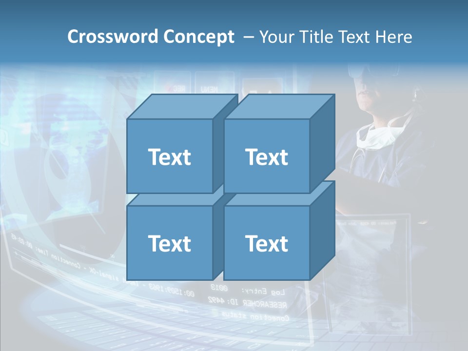 Man Health Screens PowerPoint Template