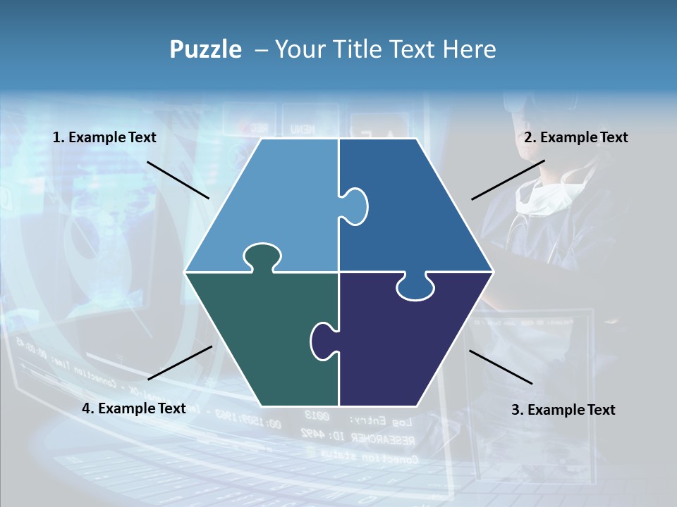 Man Health Screens PowerPoint Template