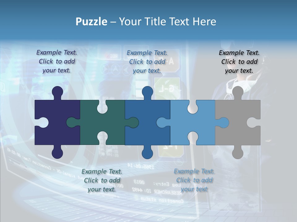 Man Health Screens PowerPoint Template