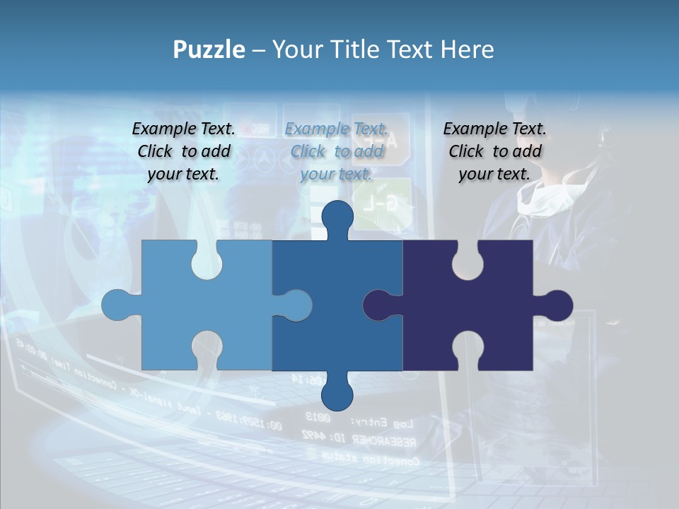 Man Health Screens PowerPoint Template