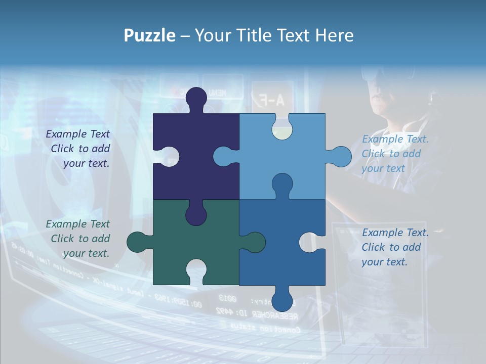 Man Health Screens PowerPoint Template