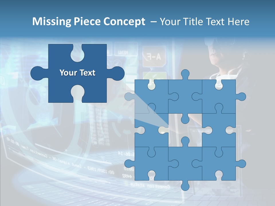 Man Health Screens PowerPoint Template