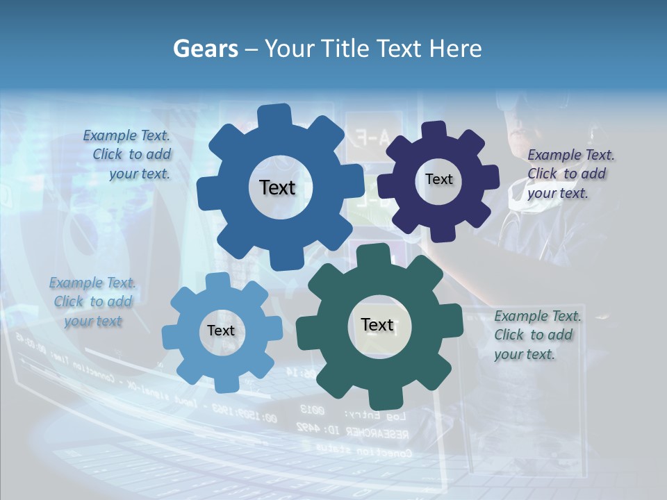 Man Health Screens PowerPoint Template