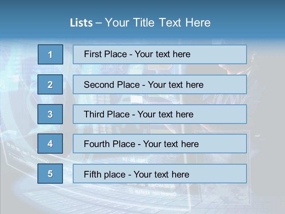 Man Health Screens PowerPoint Template