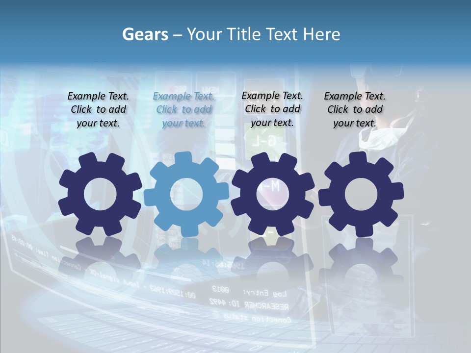 Man Health Screens PowerPoint Template