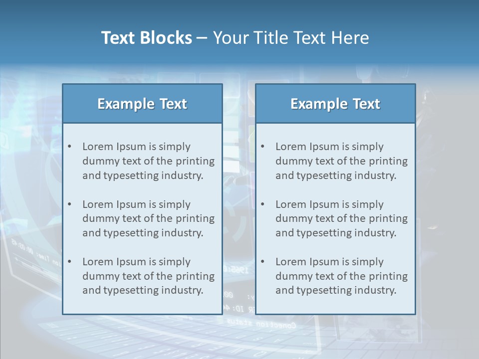 Man Health Screens PowerPoint Template