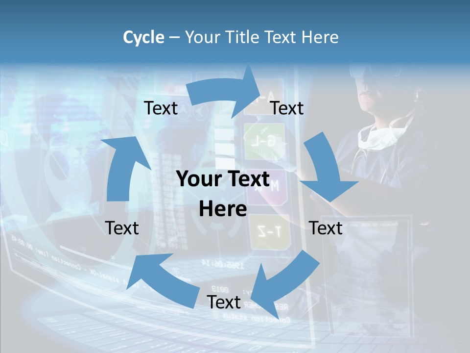 Man Health Screens PowerPoint Template