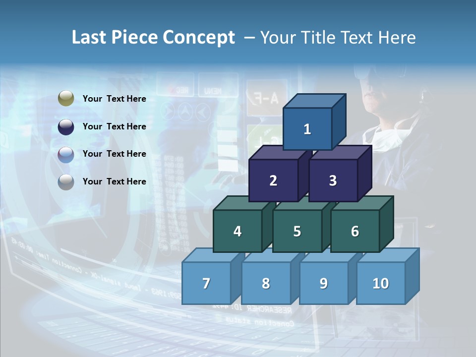 Man Health Screens PowerPoint Template