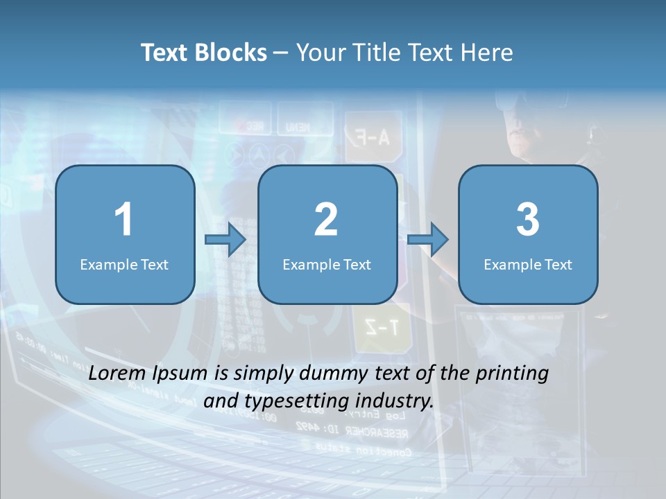 Man Health Screens PowerPoint Template