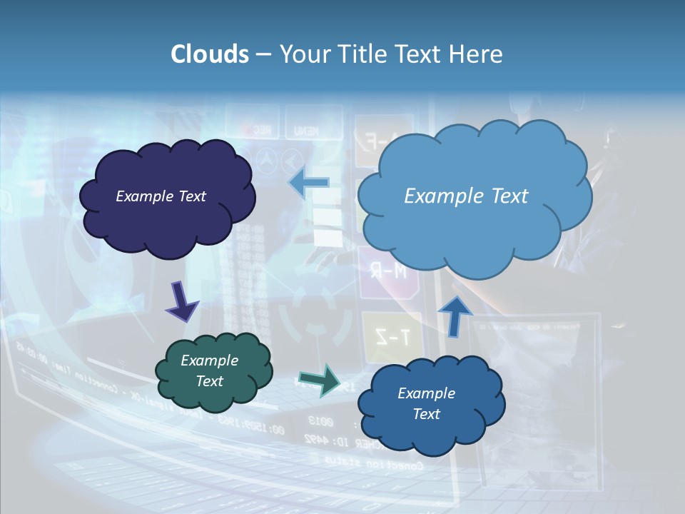 Man Health Screens PowerPoint Template