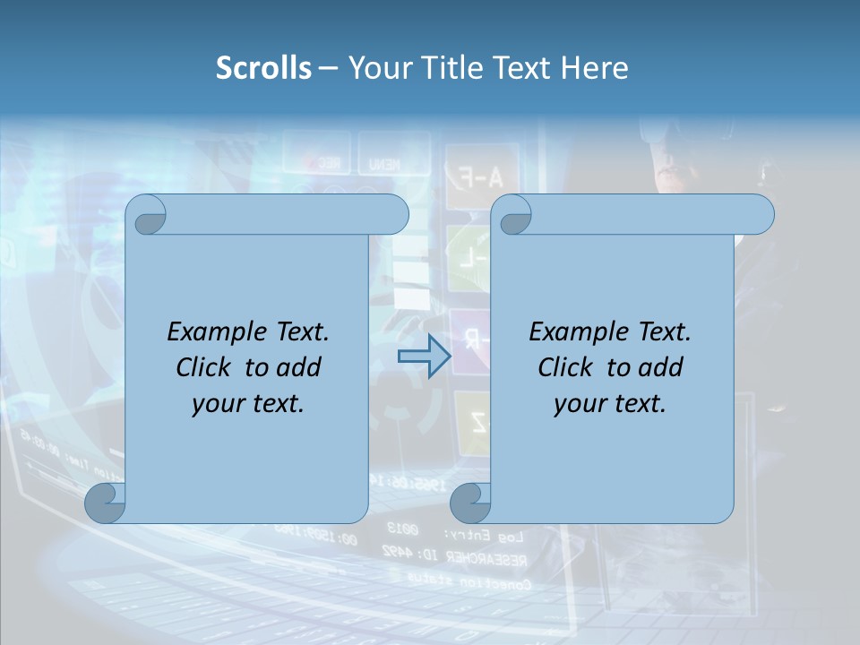 Man Health Screens PowerPoint Template