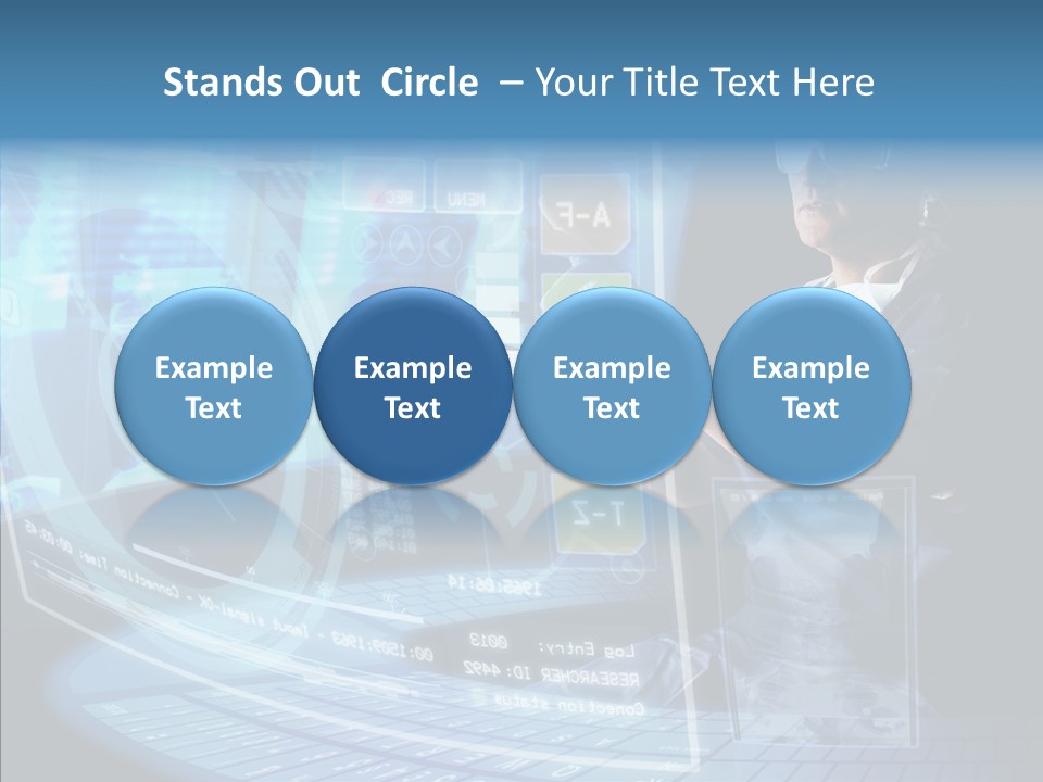 Man Health Screens PowerPoint Template