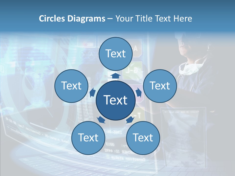 Man Health Screens PowerPoint Template