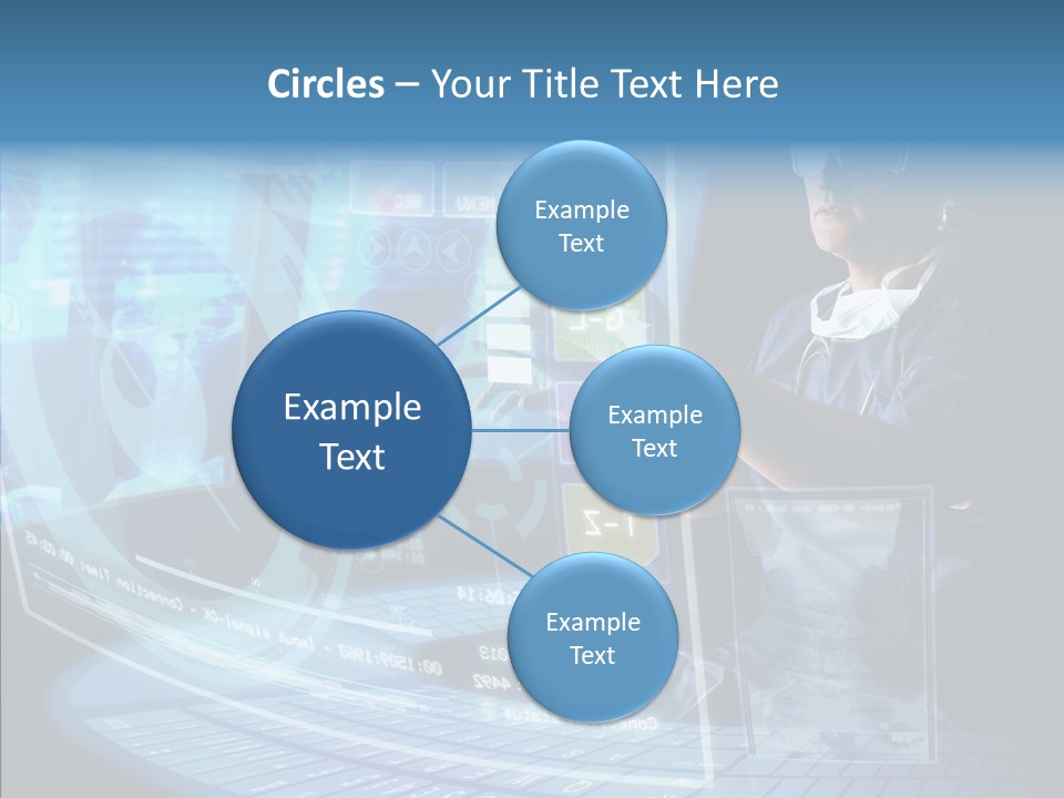 Man Health Screens PowerPoint Template