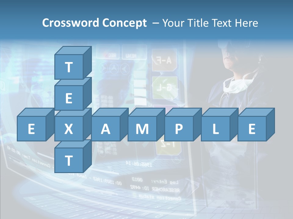 Man Health Screens PowerPoint Template