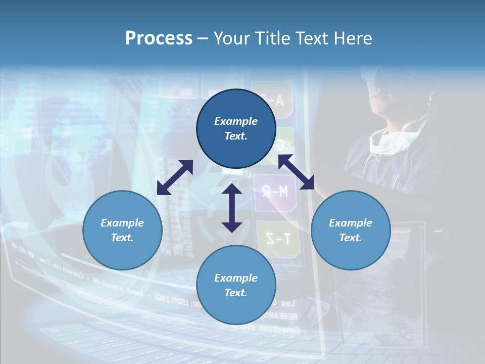 Man Health Screens PowerPoint Template