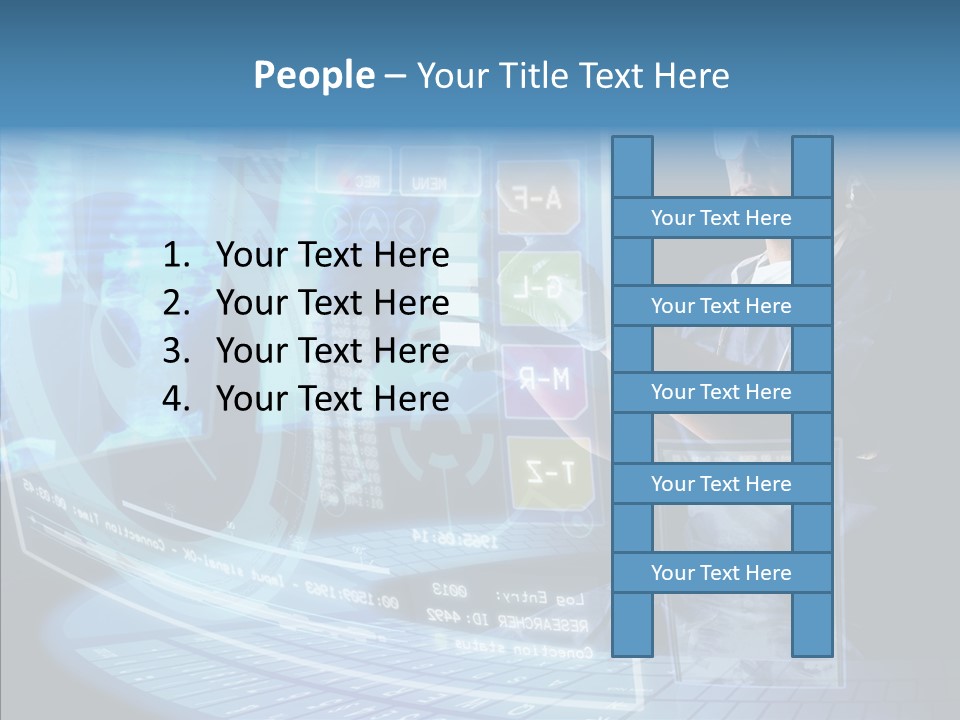 Man Health Screens PowerPoint Template