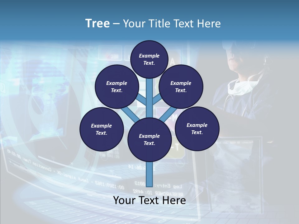 Man Health Screens PowerPoint Template