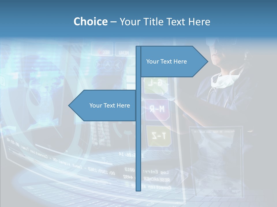 Man Health Screens PowerPoint Template