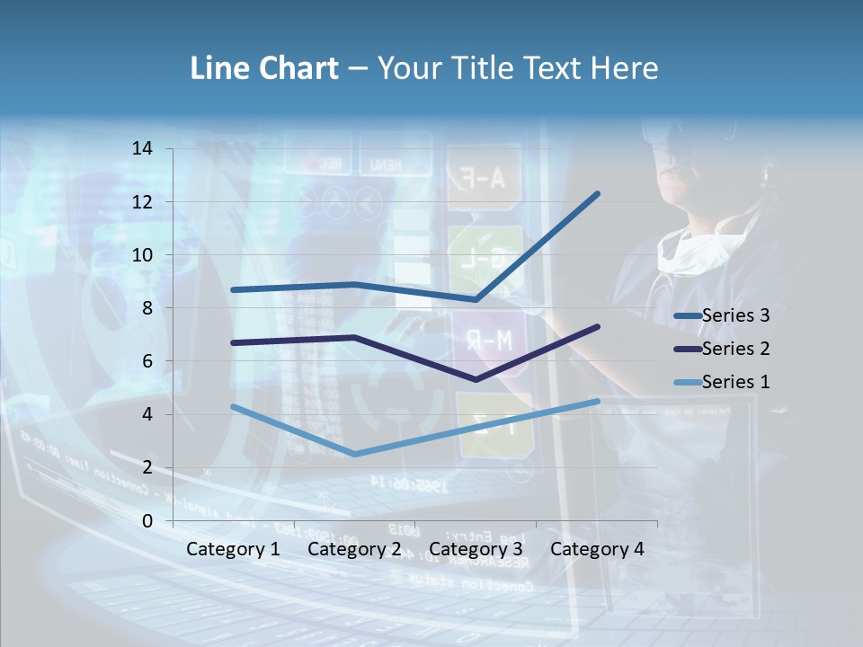 Man Health Screens PowerPoint Template