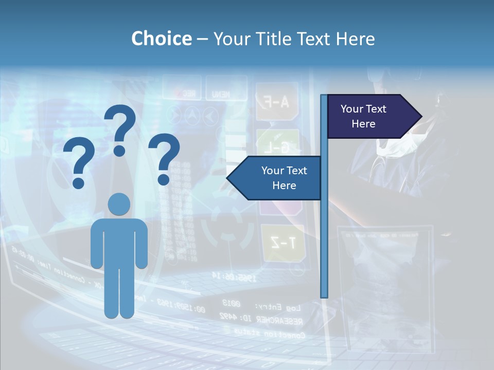Man Health Screens PowerPoint Template