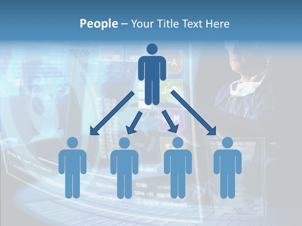 Man Health Screens PowerPoint Template