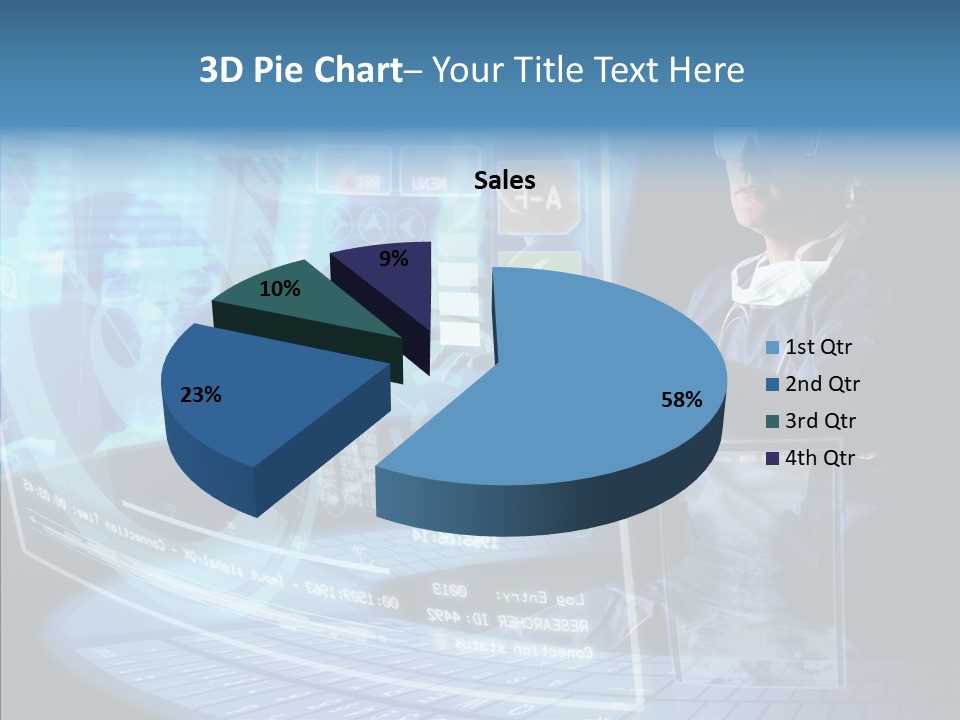 Man Health Screens PowerPoint Template