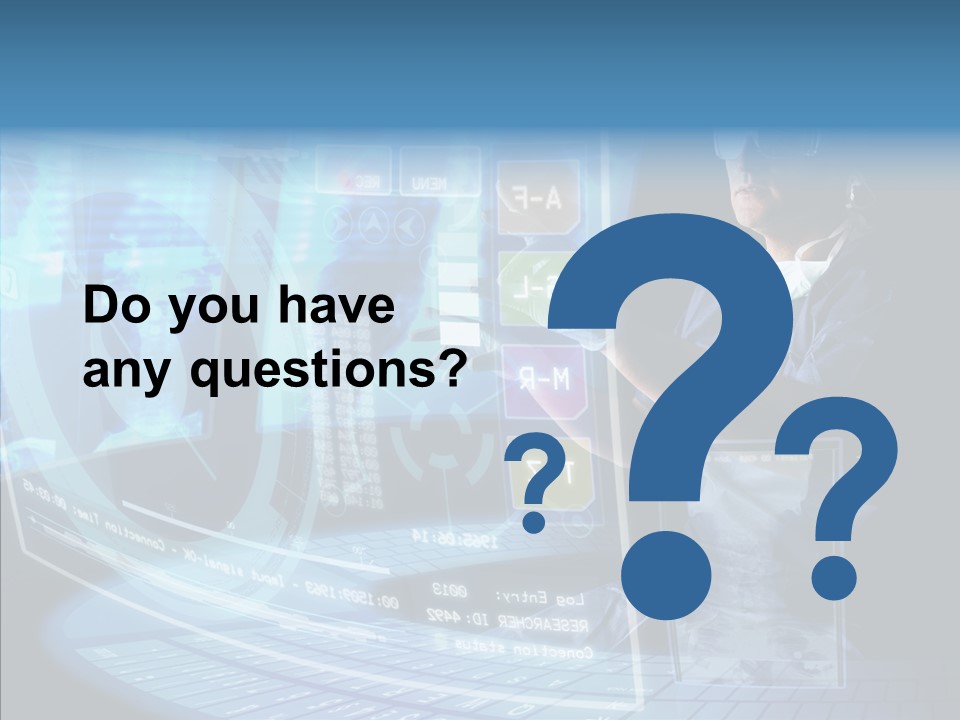 Man Health Screens PowerPoint Template