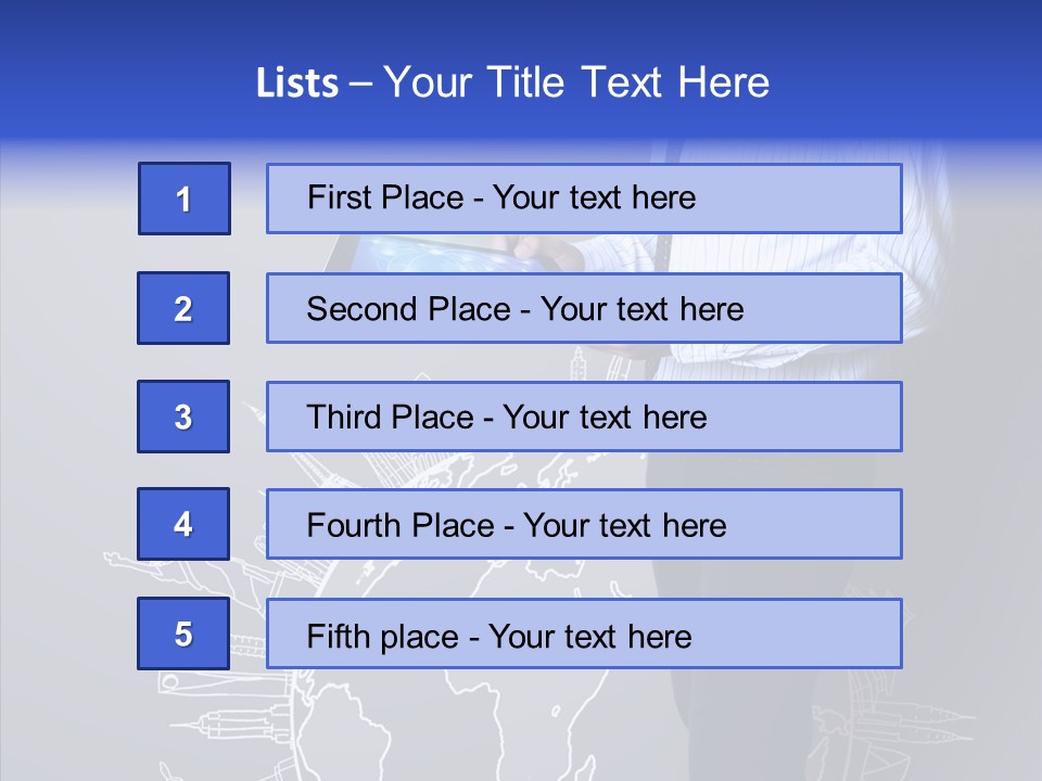 Tablet Article Information PowerPoint Template