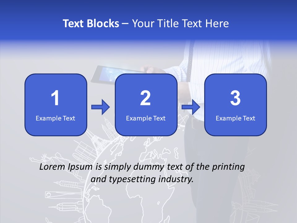 Tablet Article Information PowerPoint Template