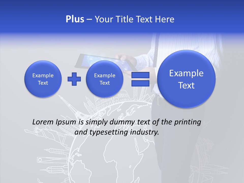 Tablet Article Information PowerPoint Template