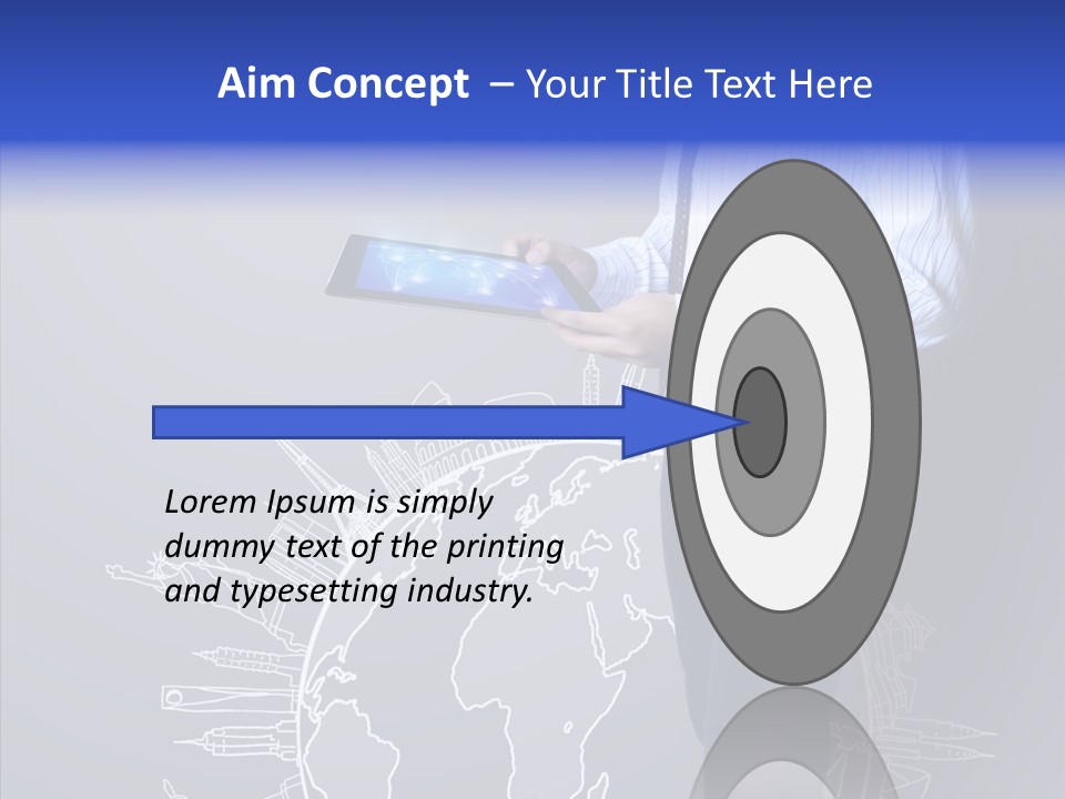 Tablet Article Information PowerPoint Template