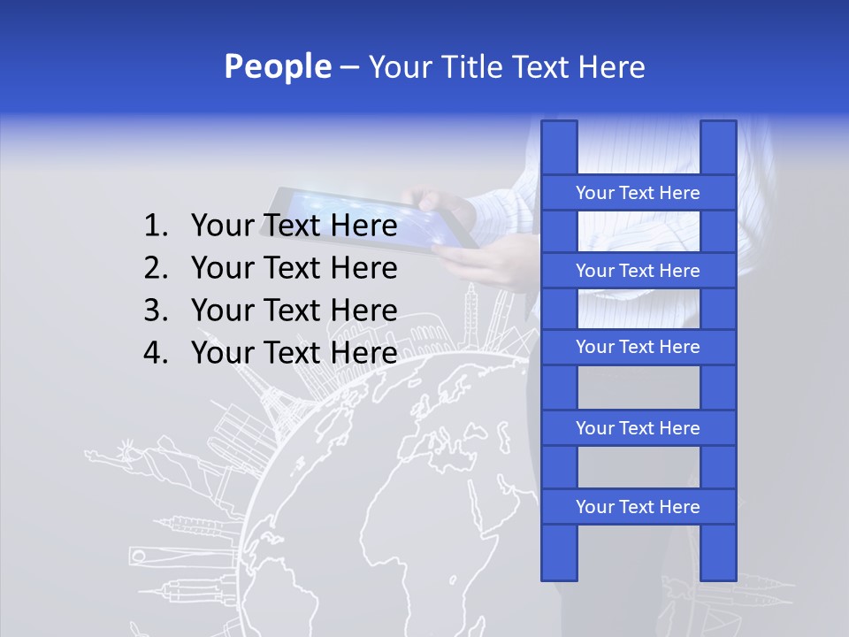 Tablet Article Information PowerPoint Template