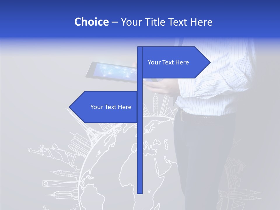 Tablet Article Information PowerPoint Template