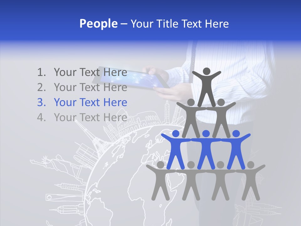 Tablet Article Information PowerPoint Template