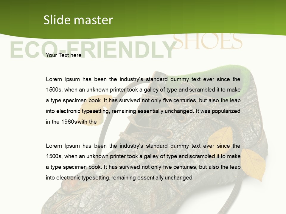 Safe Grass Ecology PowerPoint Template