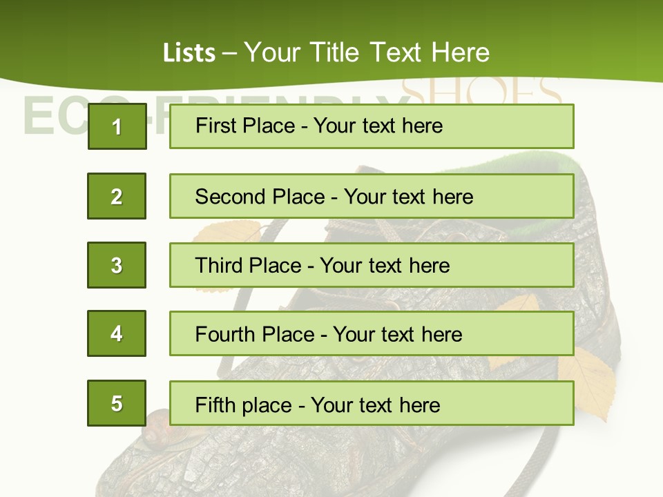 Safe Grass Ecology PowerPoint Template