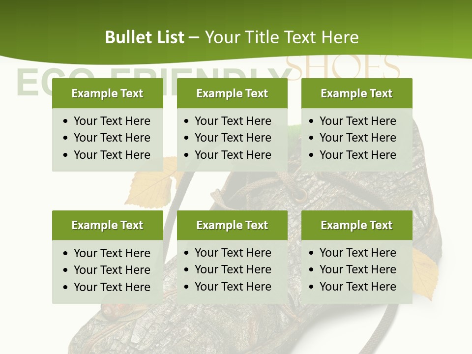 Safe Grass Ecology PowerPoint Template