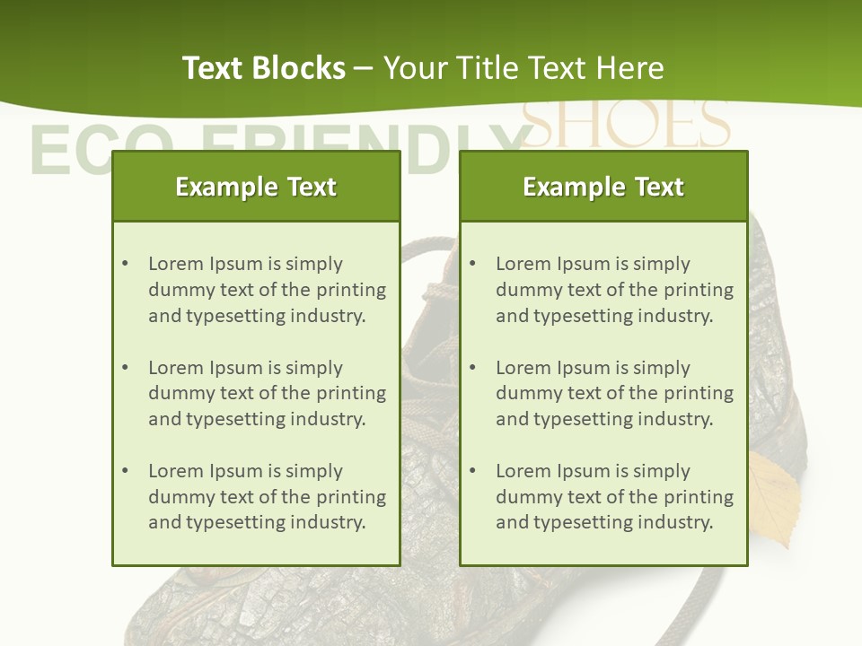 Safe Grass Ecology PowerPoint Template