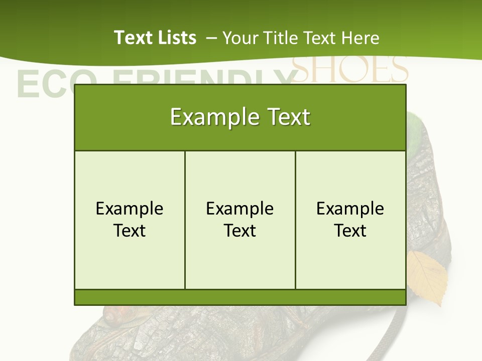 Safe Grass Ecology PowerPoint Template