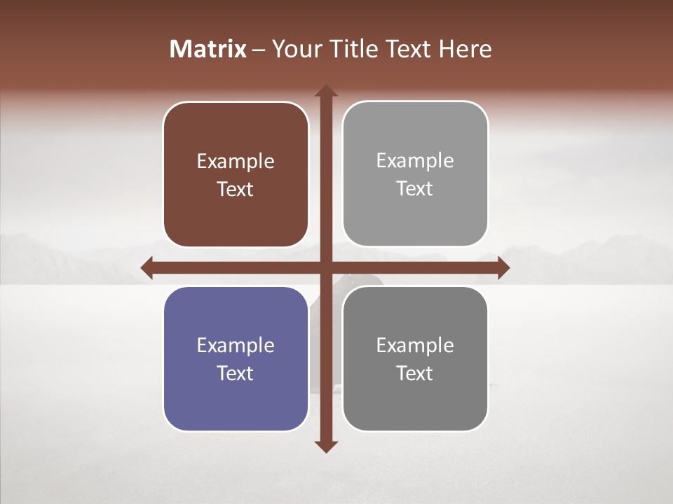 Mountain Travel Crisis PowerPoint Template