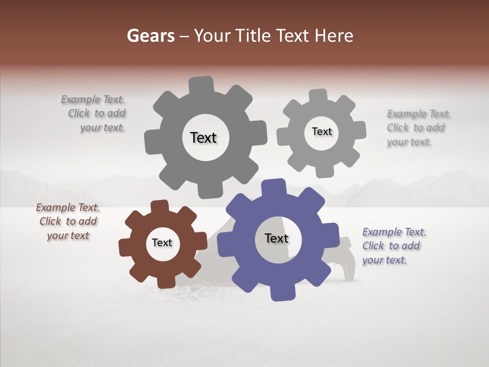 Mountain Travel Crisis PowerPoint Template