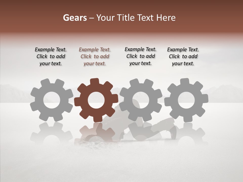 Mountain Travel Crisis PowerPoint Template