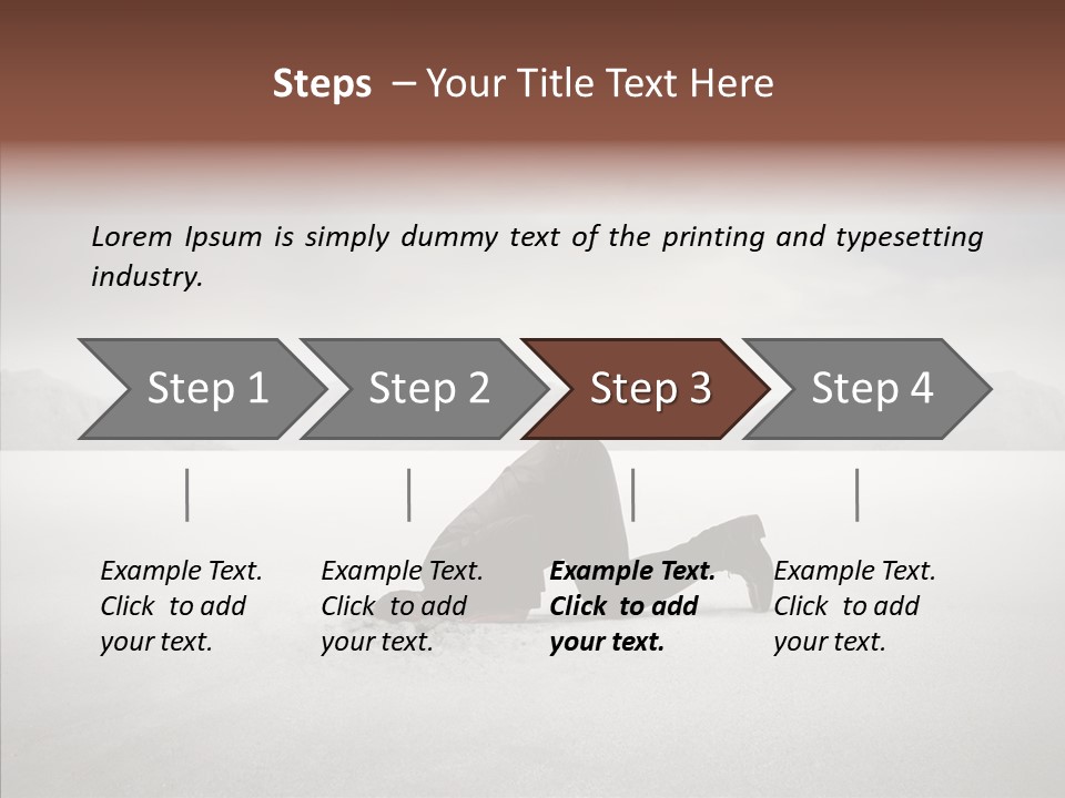 Mountain Travel Crisis PowerPoint Template