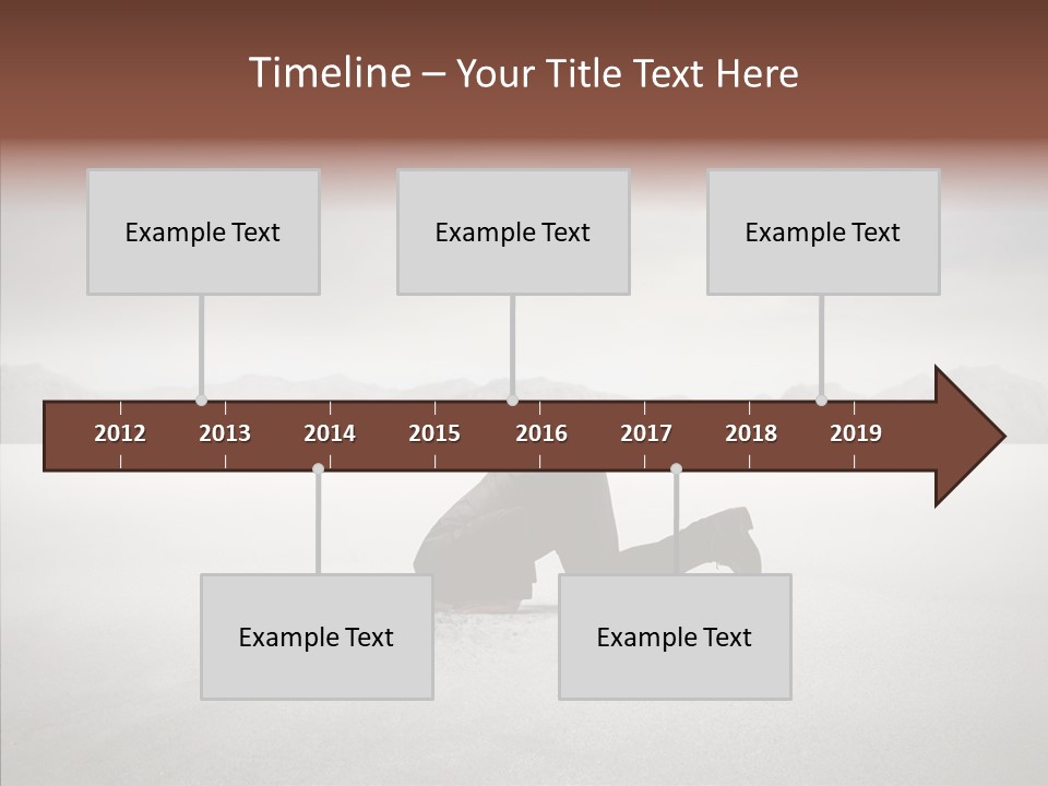 Mountain Travel Crisis PowerPoint Template