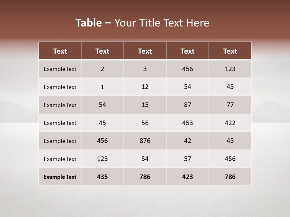 Mountain Travel Crisis PowerPoint Template