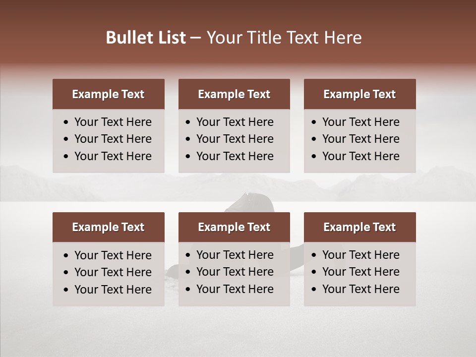 Mountain Travel Crisis PowerPoint Template