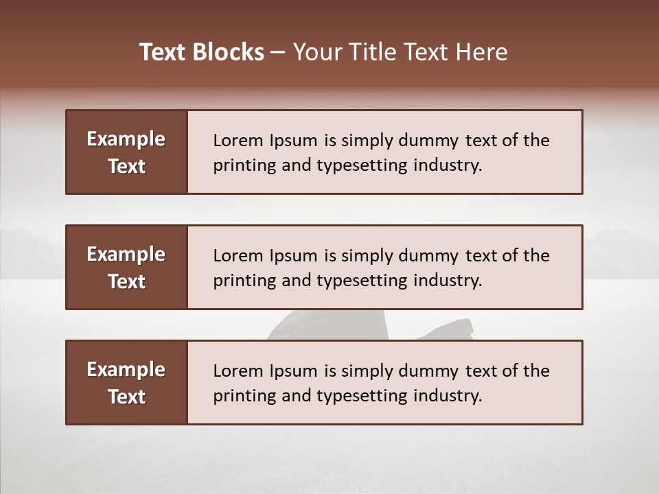 Mountain Travel Crisis PowerPoint Template